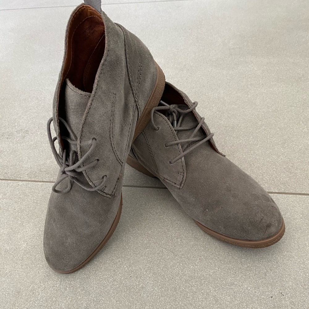 Franco Sarto suede combat boots. 8.5